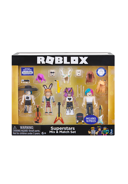 Set figurine blister interschimbabile, Roblox Celebrity, 4 buc